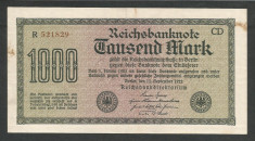 GERMANIA 1000 1.000 MARK MARCI 1922 [9] VF foto