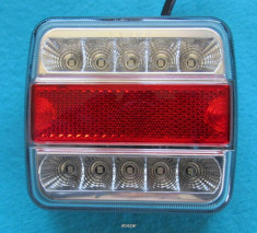 Lampa stop cu LED-uri SMD - 12V foto