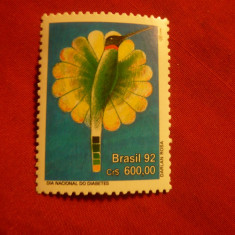 Serie - Ziua Nationala de Lupta contra Diabetului 1992 Brazilia , 1 valoare