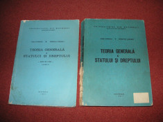 Teoria generala a statului si dreptului - Ioan Ceterchi , M. Luburici - 2 Vol. foto