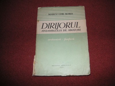 Dirijorul ansamblului de amatori ( orchestra - fanfara ) - Marcu Chr.Boris foto