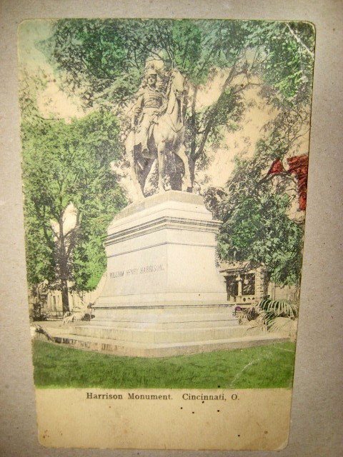 I-Harryson monument Cincinnati Ohio USA vedere veche interbelica.