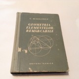 C.Mihailescu GEOMETRIA ELEMENTELOR REMARCABILE-autograf,rm1