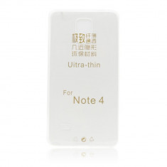 Husa Samsung Galaxy Note 4 Ultra Slim 0.3mm Transparenta - CM01160 foto