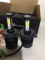 Becuri LED H7, H4, H1 Chip COB Phillips alike IP68 - CanBus foto