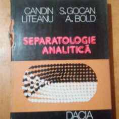 Separatologie analitica-Prof.Dr.Doc.Candin Liteanu,Prof.Dr.Simion Gocan