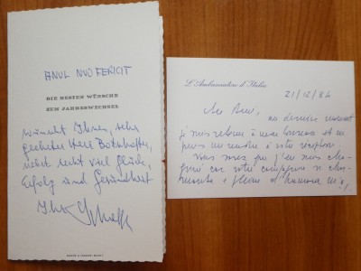 4 invitatii adresate Miei Groza , anii comunismului , impecabile foto