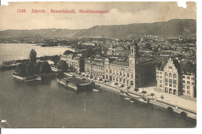 (A) carte postala(ilustrata)-ELVETIA-ZURICH