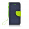Husa Apple iPhone 6/6S Fancy Book Bluemarin-Lime - CM04338