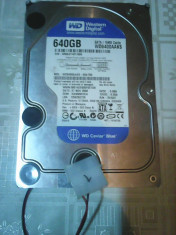 Hard-disk WD 640 GB Blue Sata2 7200 rpm 16MB+cooler nou 700 zile 99% P14 foto