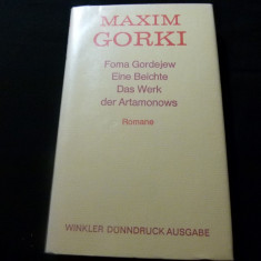 Maxim Gorki - romane