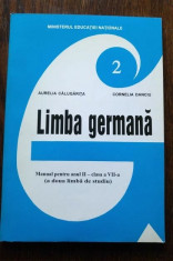 D - Manual limba germana, anul II, clasa a VII-a, 1999, a doua limba de studiu foto