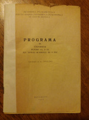 Programa de caligrafie 1965 / R5P3F foto