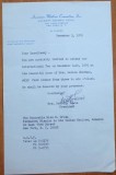 Cumpara ieftin 4 invitatii catre Mia Groza, reprezentanta Romaniei la ONU, anii 1970