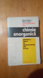 Compendiu de chimie anorganica pentru elevi si absolventi de licee-M.Strajescu