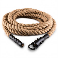 Capital Sports Power Rope, 15 m / 3,3 cm, fringhie cu carlige, montare pe tavan foto