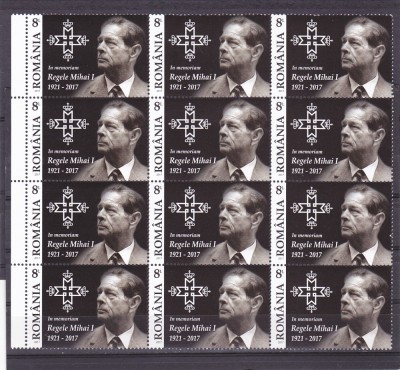 REGELE MIHAI,12 timbre,MNH,RAR,ROMANIA. foto