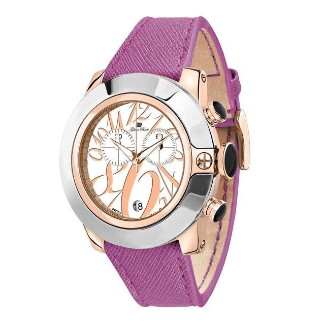 Ceas Lady Purple Glam Rock foto mare Ceas Lady Purple Glam Rock foto mare