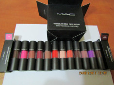 GLOSS URI PERMANENTE MAC SET 12 BUC--SUPER PRET,SUPER CALITATE! foto