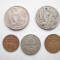 7846-Set Bulgaria 5 monede vechi intre anii 1906-1929.