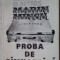 MARIN MINCU - PROBA DE GIMNASTICA (VERSURI, 1982) [coperti de SABIN STEFANUTA]