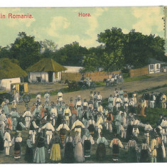 337 - ETHNICS, Dans HORA - old postcard - used - 1907