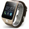 Smartwatch iUni U18 Slim, Bluetooth, LCD 1.5 inch, Sleep Monitor, Pedometru, Carcasa metalica, Auriu + Spinner Titirez Cadou