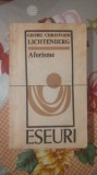 Aforisme-Eseuri-Georg Christoph Lichtenberg