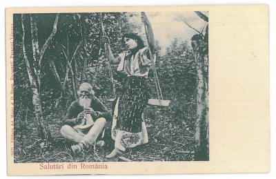 2569 - ETHNIC, Romania - old postcard - unused foto