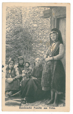 104 - ETHNIC women, port popular - old postcard, CENSOR - used - 1917 foto
