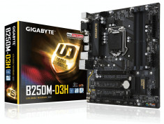 Placa de baza Gigabyte GA-B250M-D3H rev 1.0, Socket 1151, DDR4, Micro ATX foto