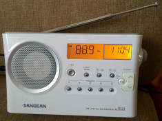 Radio portabil Sangean PR-D4 radio FM/MW,alarma,ceas foto