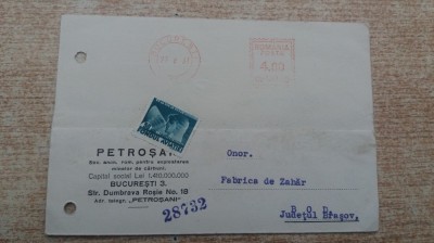 C.P. Reclama - Petrosani-Brasov Bod 1937 foto