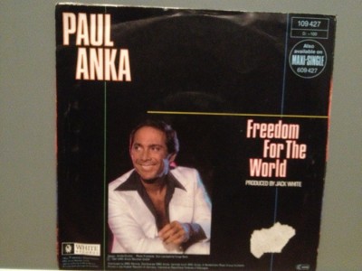 PAUL ANKA - FREEDOM FOR.../TO YOUNG TO..(1987/BMG/RFG) -Vinil Single pe &amp;#039;7/NM foto