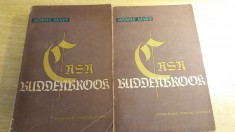 RWX 18 - CASA BUDDENBROOK - THOMAS MANN - 2 VOLUME - EDITIAE 1962 foto
