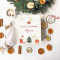 Magic Christmas Gift Box &amp;#8211; Set Craciun cutie personalizata cu lumanare decorativa, ceai si ornament