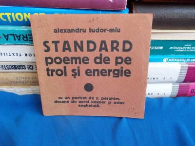 ALEXANDRU TUDOR-MIU ~ STANDARD,POEME DE PE TROL SI ENERGIE - 1934 ,CU DEDICATIE foto