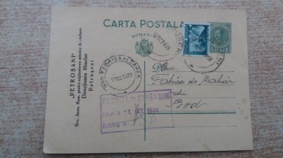C.P. Reclama - Petrosani-Brasov Bod 1938 foto