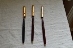 Lot 3 stilouri chinezesti cu defecte / Stilou China anii 1980 / Stilou chinezesc foto