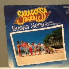 SARAGOSSA BAND - BUONA SERA/ALRIGHT....(1983/ARIOLA/RFG)- Vinil Single pe '7/NM