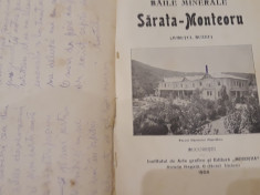 Monografie Sarata-Monteoru / Buzau - 1904 foto