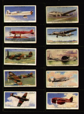 1938 Motoare de viteza - Set 50 cartonase reclama tigari Wills Trade Cards foto