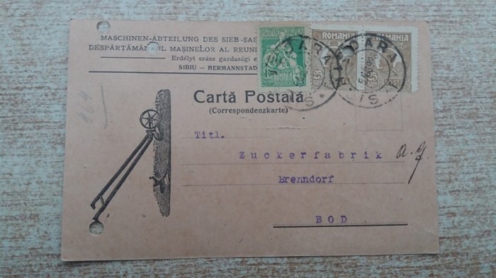 C.P. Reclama - Sibiu 1923