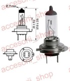 Bec Halogen H7 24V 55W Alb-Galbui