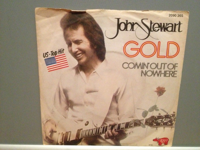 JOHN STEWART - GOLD/COMIN&#039;OUT OF NOWHERE (1979/RSO/RFG)- Vinil Single pe &#039;7/NM