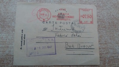C.P. Reclama - Brasov Bod -B.N.R.1947 foto