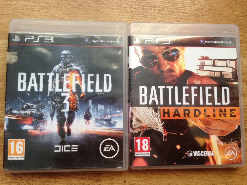 Vand 2 jocuri Playstation 3 / PS3 : Battlefield 3 + Battlefield Hardline |  Okazii.ro