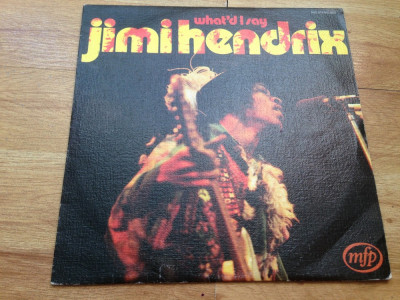 JIMI HENDRIX - WHAT&amp;quot;D I SAY ( 1970, MFP emi, Made in UK) vinil vinyl foto