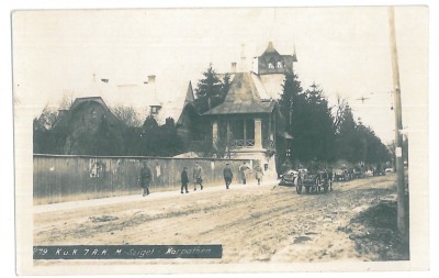 3914 - SIGHET, Maramures, ethnic with carts - old postcard, real PHOTO - unused foto