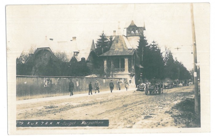 3914 - SIGHET, Maramures, ethnic with carts - old postcard, real PHOTO - unused